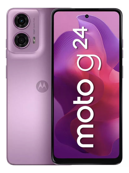 Smartphone Motorola Moto g24 - 128GB 8GB (4GB RAM+4GB Ram Boost) AI Camera 50MP Night Vision - Verde